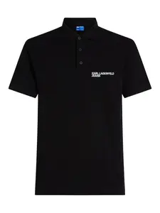 KARL LAGERFELD JEANS Tričko  čierna / biela