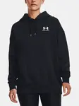 Under Armour Mikina Essential Flc OS Hoodie-BLK - Dámské