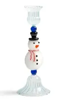 Dekorativní svícen &k amsterdam merry snowman 20 cm více barev