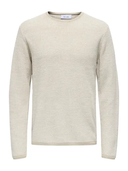 Only & Sons Sveter 'SERIC'  slonová kosť