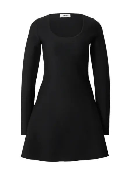 EDITED Pletené šaty 'Lisanne'  čierna