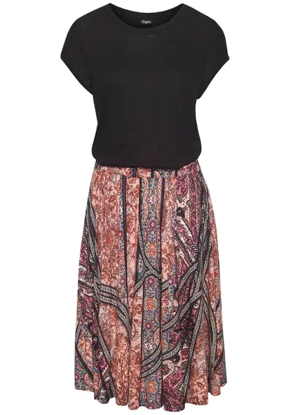 BUFFALO Šaty  zmiešané farby / čierna