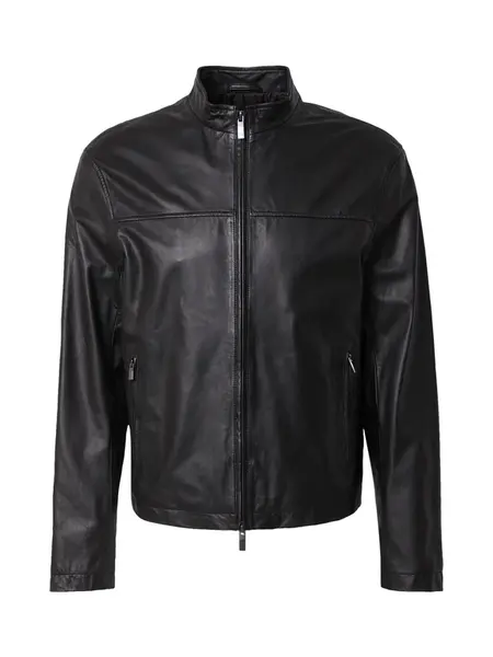 ARMANI EXCHANGE Prechodná bunda  čierna