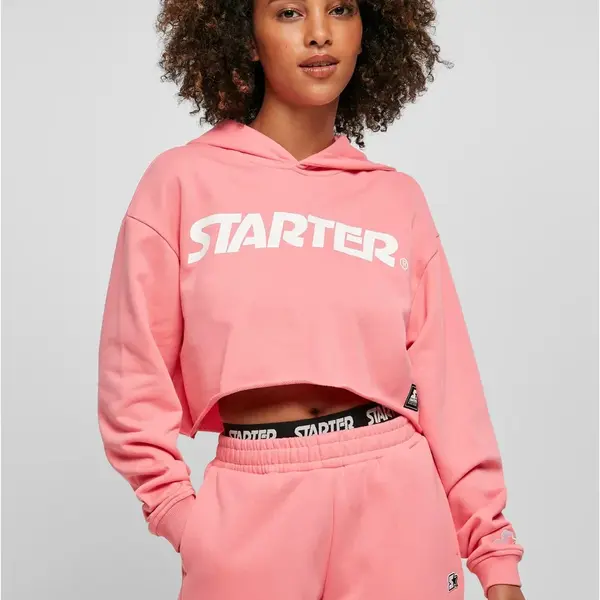 Ladies Starter Cropped Hoody pinkgrapefruit