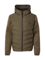 Superdry Prechodná bunda  zelená / zelená melírovaná