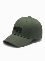 Ombre Men's baseball cap with visor and patch - khaki
