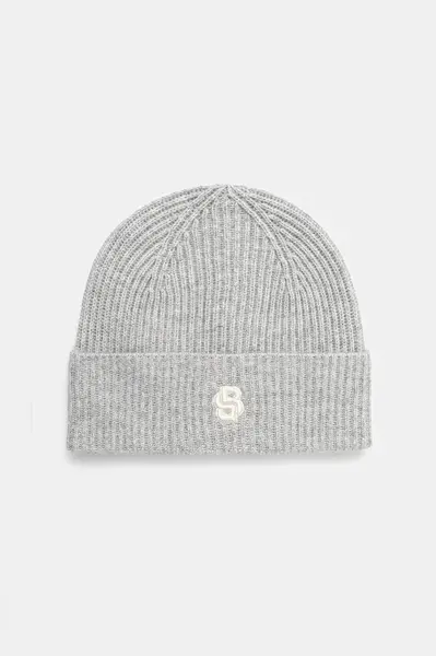 Vlněná čepice BOSS Leah-B-Icon_hat