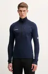 Sportovní mikina Mammut Aenergy Light pánská, tmavomodrá barva, vzorovaná, 1014-05521