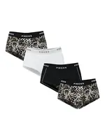 PIECES Nohavičky  svetlobéžová / čokoládová / čierna / biela