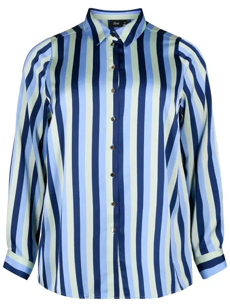 Zizzi Blúzka  slonová kosť / námornícka modrá / svetlomodrá