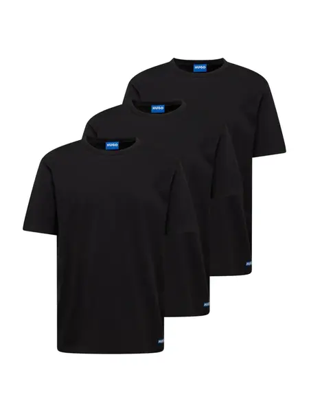HUGO Tričko 'Naolo'  čierna