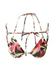 Public Desire Bikinový top  zmiešané farby / čierna