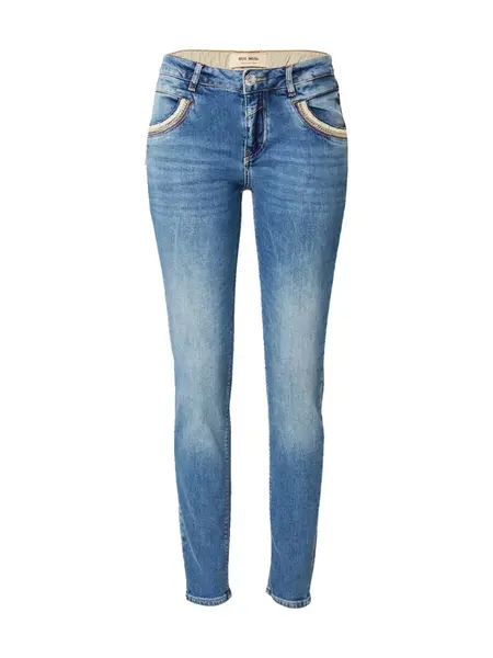 MOS MOSH Džínsy  modrá denim