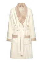 VIVANCE Dlhý župan  béžová / hnedá