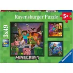 Ravensburger Puzzle Minecraft Biomes 3 x 49 dielikov