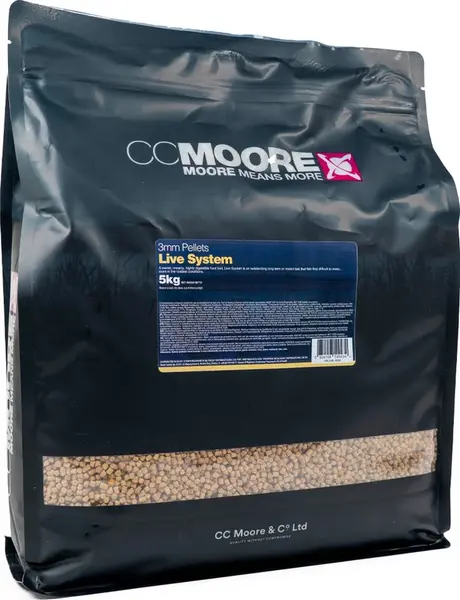 Cc moore pelety live system - 5 kg 3 mm
