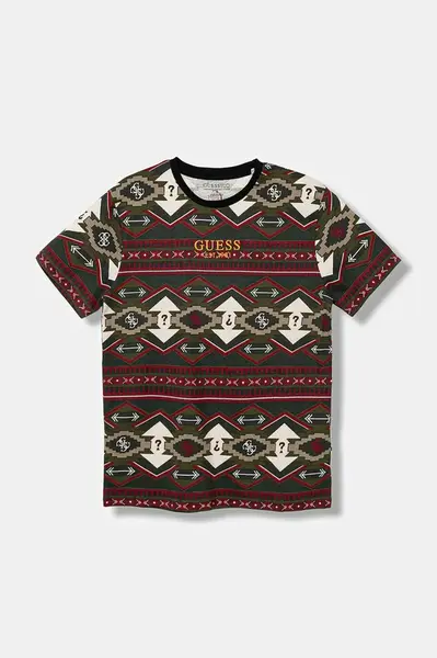 Dětské bavlněné tričko Guess