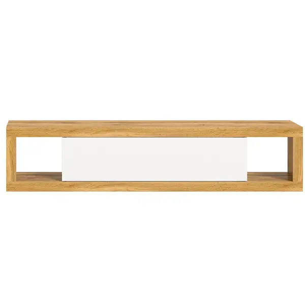 MID.YOU NÍZKÁ KOMODA, bílá, dub wotan, 180/39/30 cm