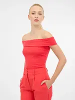 Orsay Red women's short-sleeved T-shirt - Women's