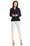 Infinite You Woman's Blouse M176 Navy Blue