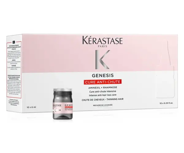 Intenzivní zpevňující kúra proti padání vlasů Kérastase Genesis Cure Anti-Chute - 10 x 6 ml + dárek zdarma
