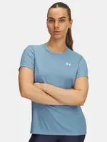 Dámské tričko Under Armour Tech Rib SSC-BLU - Dámské