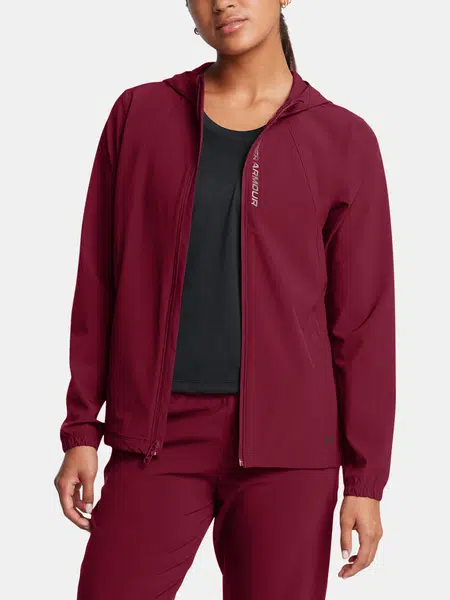 Women's jacket Under Armour UA OutRun the STORM Jacket-RED - Women's