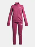 Under Armour UA Knit Track Suit-RED - Girls