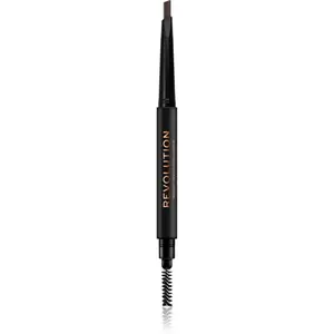 Revolution Duo Brow Definer precízna ceruzka na obočie odtieň Light Brown 0.25 g