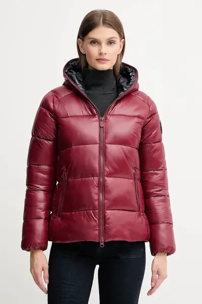 Bunda Save The Duck LOIS vínová barva, zimní, D38090W.LOVE21