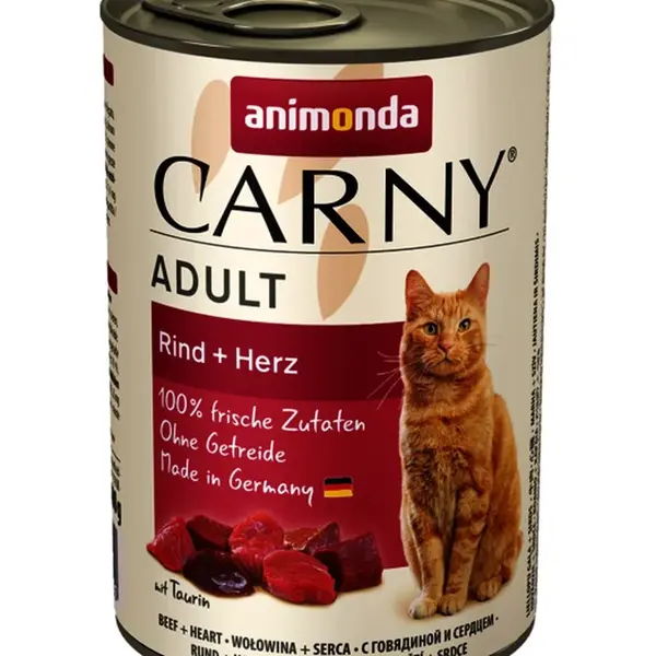 Animonda Cat Carny Adult, hovězí a srdce 400 g (83720)