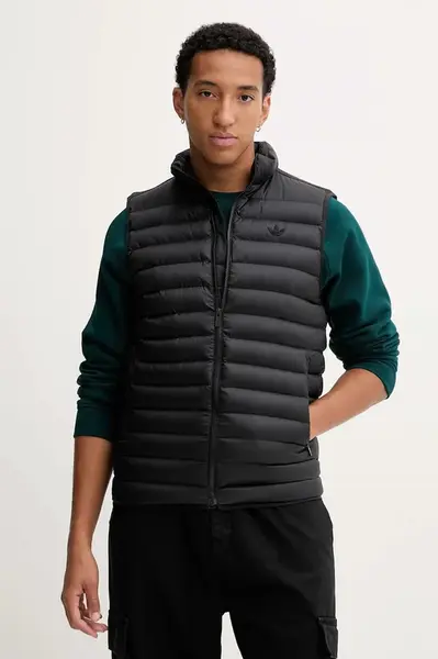 Vesta adidas Originals Padded Vest černá barva, přechodná, JW5845