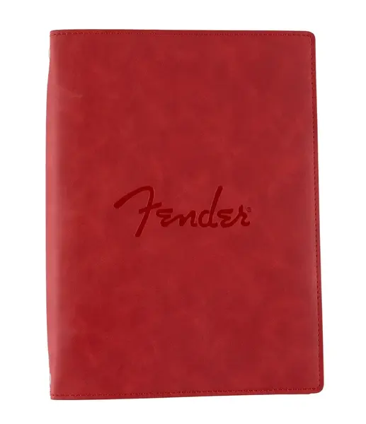 Fender Vegan Leather Music Note Book Dakota Red