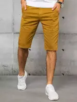 Pánské džínové šortky hořčicové Dstreet