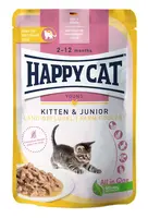 Happy Cat Kitten & Junior Land Geflügel kapsičky - Drůbeží 85 g nový