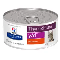 Hill's Prescription Diet y/d Thyroid Care krmivo pro kočky - konzerva 156 g