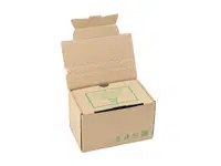 10 ks - Zásielková krabica EKOBOX 165x110x100 3VVL