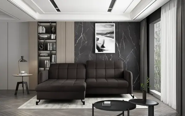 Sedací souprava Lorelle Provedení: Levá varianta, látka: Matt Velvet 29