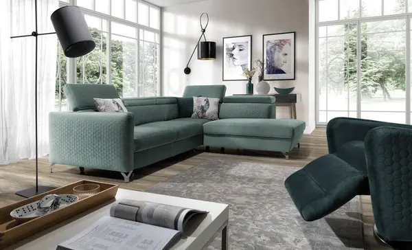 Sedací souprava Marozzo 1 Provedení: Levá varianta, Nožičky: Chrom, látka: Cremona 38