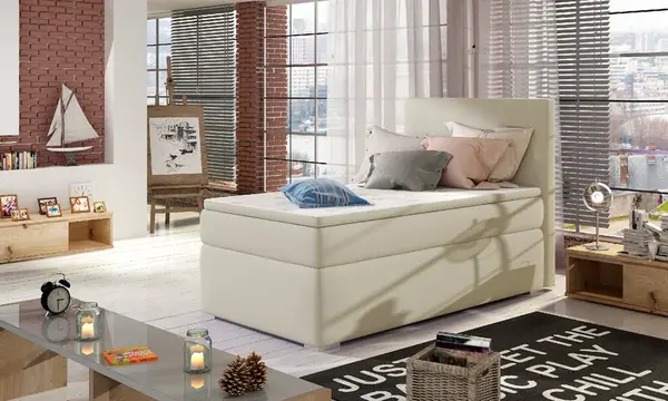 Boxspring Rocco 90 látka: Soft 33, Varianta: Levá