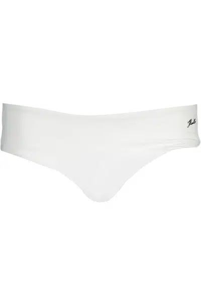 KARL LAGERFELD BEACHWEAR WOMEN'S BOTTOM SWIMSUIT WHITE