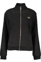 CAVALLI CLASS WOMEN'S ZIP-UP SWEATSHIRT BLACK
