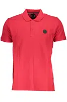 GIAN MARCO VENTURI MEN'S SHORT SLEEVE POLO SHIRT RED