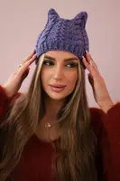 Kesi Čapica s fleece Rabbid K237 svetlo fialová