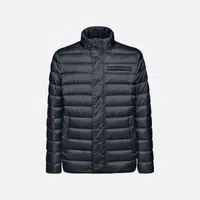Dark blue men's down jacket Geox Warrens - Men