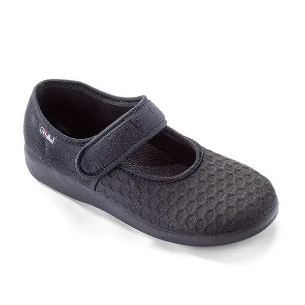 Dámské baleríny s ortopedickou stélkou černé vel. 39