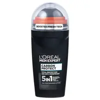 L'Oréal Paris Kuličkový antiperspirant pro muže Carbon Protect 50 ml