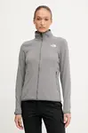 Outdoorová mikina The North Face dámská, šedá barva, hladká, NF0A8D2FCQI1