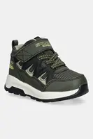 Dětské zimní boty Skechers STORM BLAZER - DRIZZLE SQUAD zelená barva, 406377N