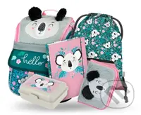 Školní set Baagl Zippy Baby Koala II (set 5) (aktovka, penál, sáček, desky, box)